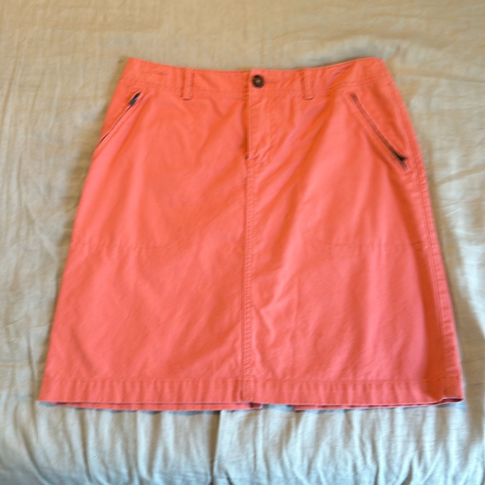 Eddie Bauer cotton duck fabric with stretch. Size 6